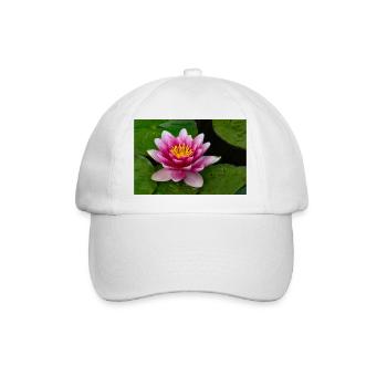 Seerose - Baseballkappe - Weiß/Weiß - Vorne