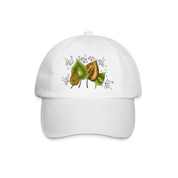 Liste - Baseballkappe - Weiß/Weiß - Vorne