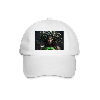 Medusa - Baseballkappe - Weiß/Weiß - Vorne