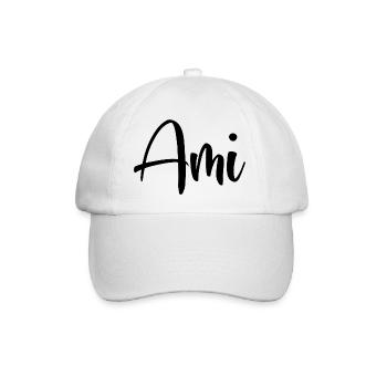 Name - Ami - Baseballkappe - Weiß/Weiß - Vorne