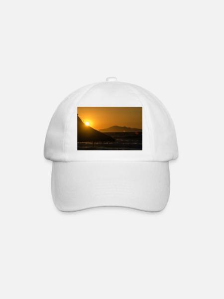 Sunset - Baseballkappe - Weiß/Weiß