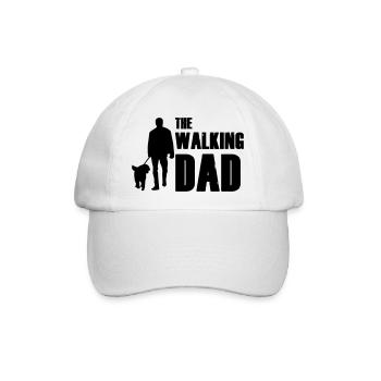 The Walking Dad - Baseballkappe - Weiß/Weiß - Vorne