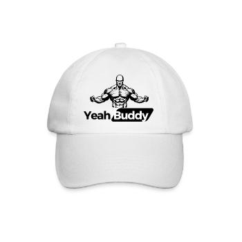 Yeah Buddy - Baseballkappe - Weiß/Weiß - Vorne