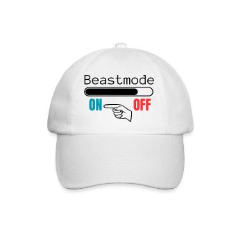 Beast - Baseballkappe - Weiß/Weiß - Vorne