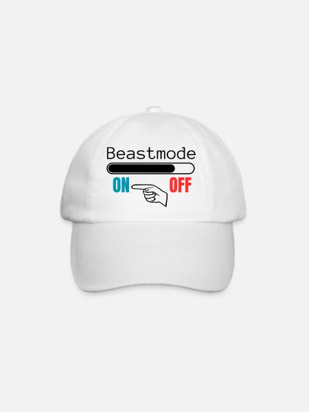 Beast - Baseballkappe - Weiß/Weiß