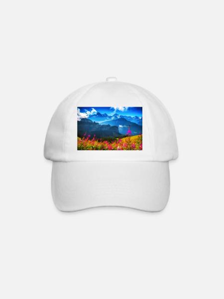 SOMMER ALPEN - Baseballkappe - Weiß/Weiß