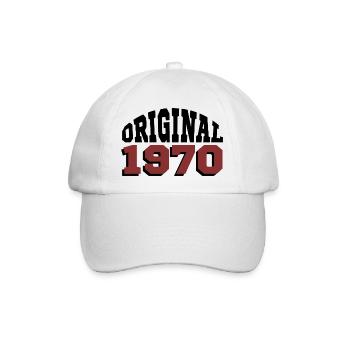 Original 1970 - Baseballkappe - Weiß/Weiß - Vorne