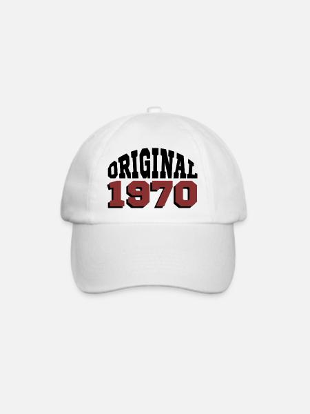 Original 1970 - Baseballkappe - Weiß/Weiß
