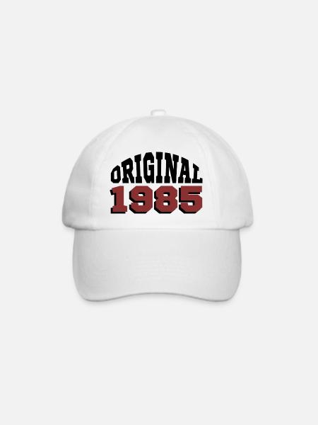 Original 1985 - Baseballkappe - Weiß/Weiß