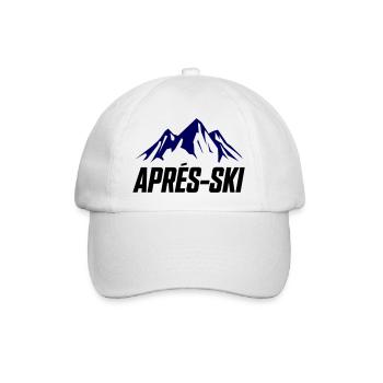 Apres ski berge - Baseballkappe - Weiß/Weiß - Vorne