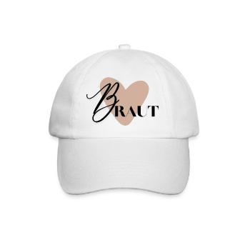 Braut - Baseballkappe - Weiß/Weiß - Vorne