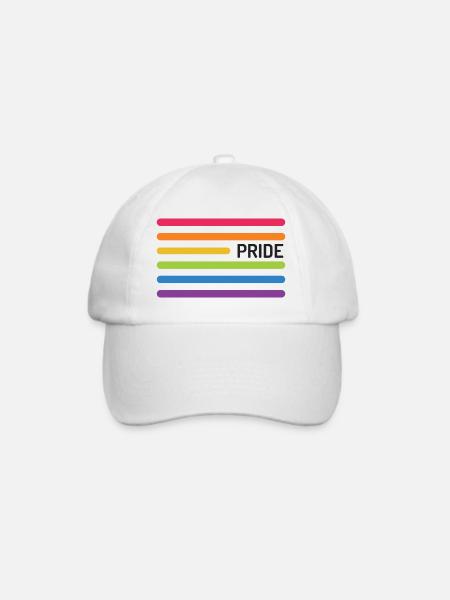 LGBT Pride Monat - Pride! - Baseballkappe - Weiß/Weiß