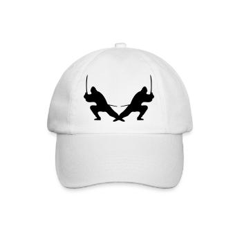 ninjas - Baseballkappe - Weiß/Weiß - Vorne
