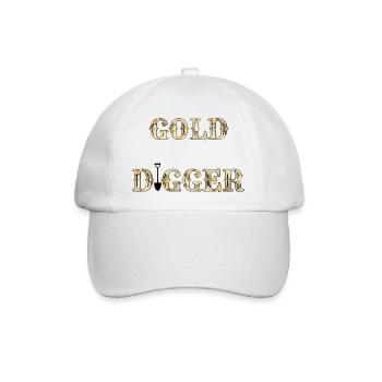 Gold Digger 1 - Baseballkappe - Weiß/Weiß - Vorne