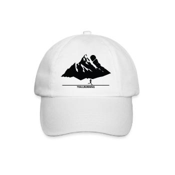 Trail Running Sport - Baseballkappe - Weiß/Weiß - Vorne