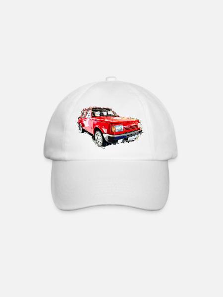 DDR Oldtimer - Baseballkappe - Weiß/Weiß