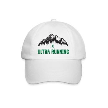 Ultra-Laufen - Baseballkappe - Weiß/Weiß - Vorne