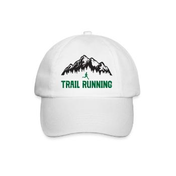 Trailrunning - Baseballkappe - Weiß/Weiß - Vorne