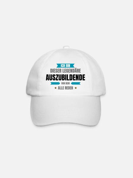 Legendärer AZUBI - Baseballkappe - Weiß/Weiß