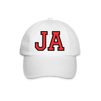 Ja - Baseballkappe - Weiß/Weiß - Vorne