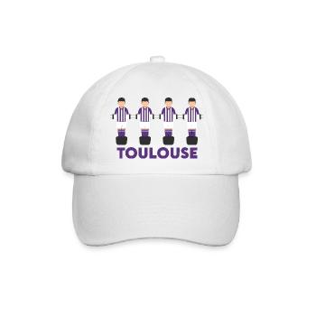 Toulouse - Baseballkappe - Weiß/Weiß - Vorne