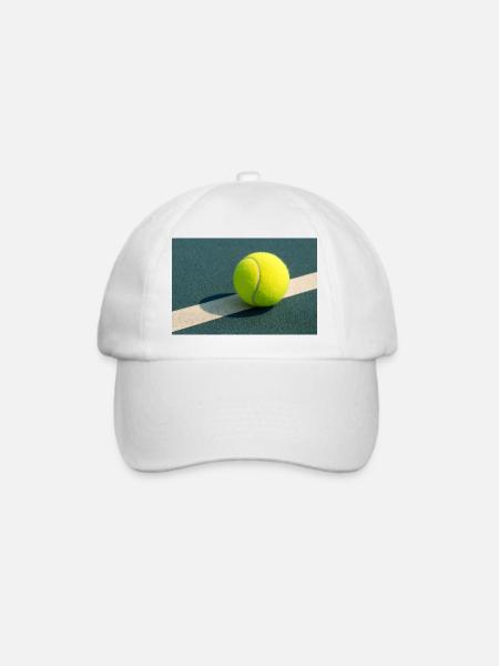 Sport - Tennisball - Baseballkappe - Weiß/Weiß