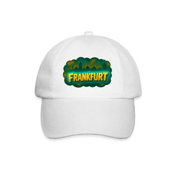 Frankfurt - Baseballkappe - Weiß/Weiß - Vorne