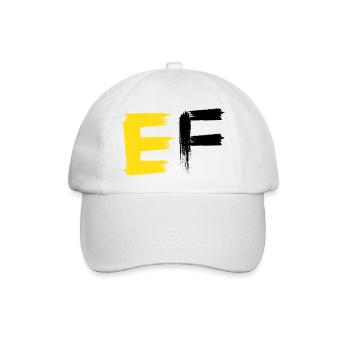 Buntes Traumtier Abstraktes Design - Baseballkappe - Weiß/Weiß - Vorne