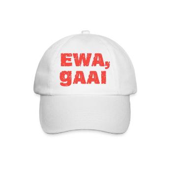 Ewa, Eichelhäher. Antwerpener Sprichwörter - Baseballkappe - Weiß/Weiß - Vorne