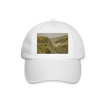 Geometrisches Netz Canyon - Baseballkappe - Weiß/Weiß - Vorne