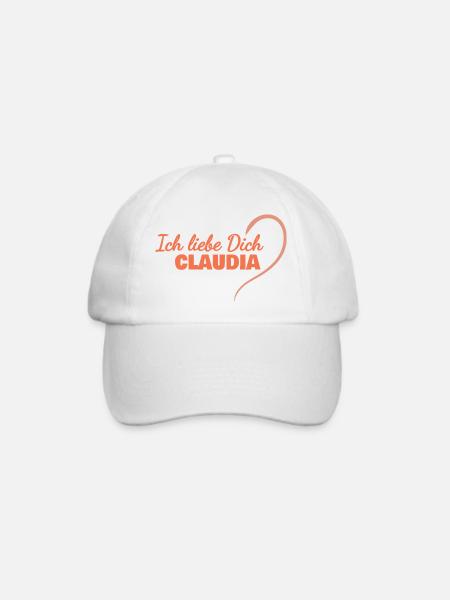 Claudia - Baseballkappe - Weiß/Weiß