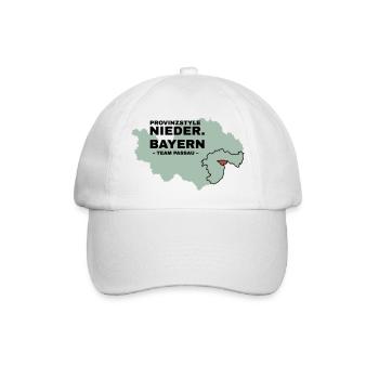 Niederbayern | PASSAU - Baseballkappe - Weiß/Weiß - Vorne