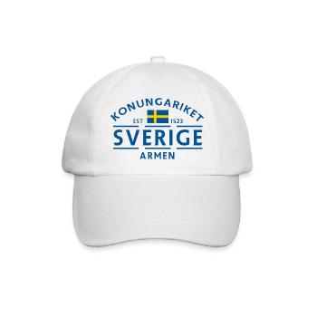 Stockholm 1252, Schweden - Baseballkappe - Weiß/Weiß - Vorne