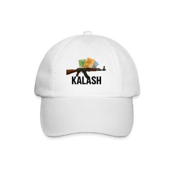 Kalash und Tickets - Baseballkappe - Weiß/Weiß - Vorne