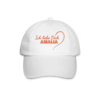 LiebeDich Amalia - Baseballkappe - Weiß/Weiß - Vorne
