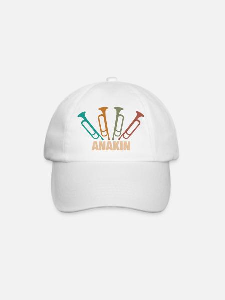 Vorname Anakin - Baseballkappe - Weiß/Weiß