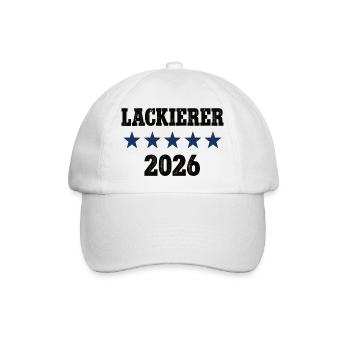 Lackierer 2026 Beruf Lackiererei Lehre Lehrling - Baseballkappe - Weiß/Weiß - Vorne