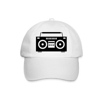 Boombox - Baseballkappe - Weiß/Weiß - Vorne