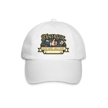 Fantastisch gut gemacht - Baseballkappe - Weiß/Weiß - Vorne