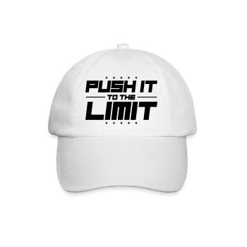 Push It To The Limit - Baseballkappe - Weiß/Weiß - Vorne