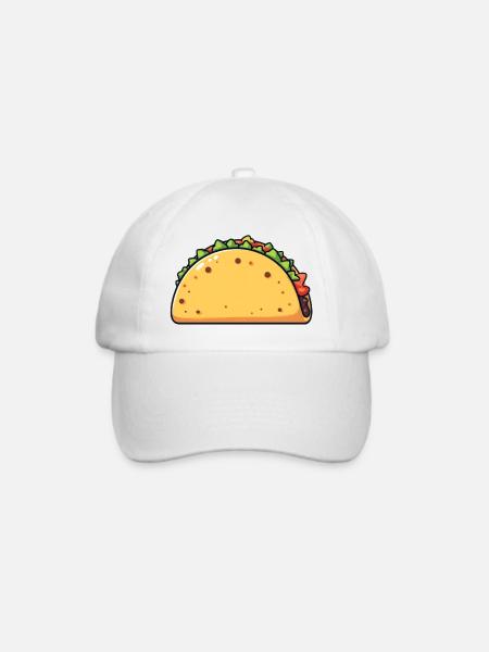 Taco - Baseballkappe - Weiß/Weiß