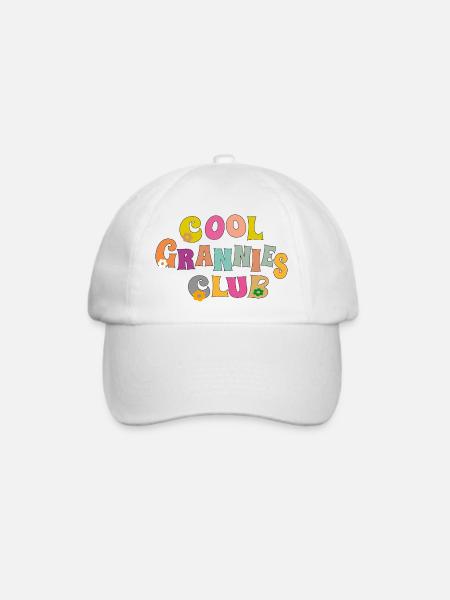 Cool Grannies Club - Baseballkappe - Weiß/Weiß