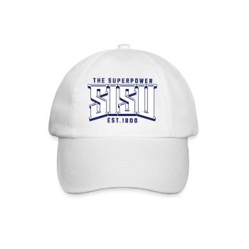Inhalt Superpower-Logo-Druck - Baseballkappe - Weiß/Weiß - Vorne