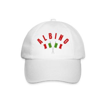 Albino-Italienische Flaggen - Baseballkappe - Weiß/Weiß - Vorne