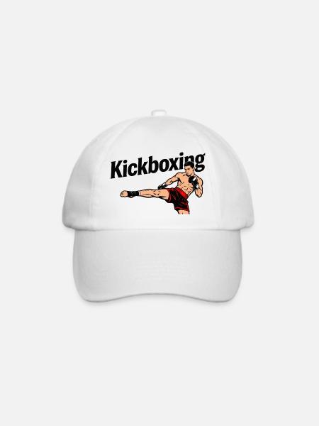 Kickboxen - Baseballkappe - Weiß/Weiß