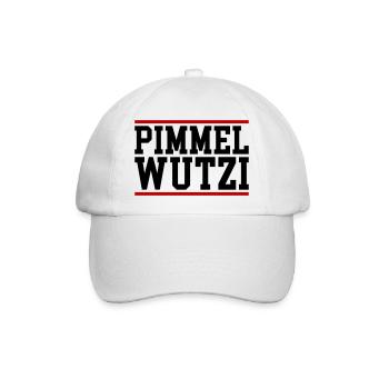 Pimmel Wutzi - Baseballkappe - Weiß/Weiß - Vorne