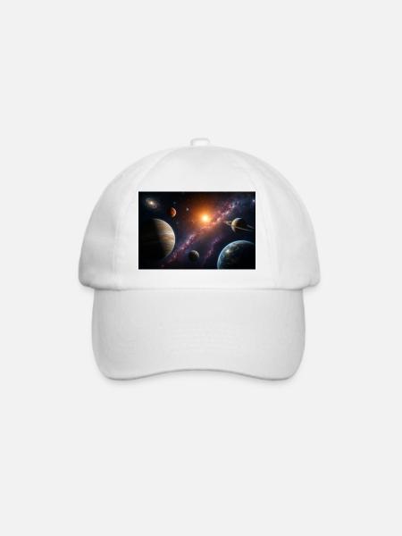 Universum  - Baseballkappe - Weiß/Weiß