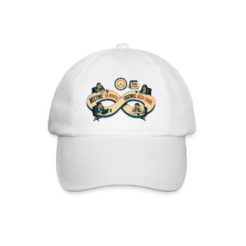 Meeting 60 Min Ergebnis Neuer Termin - Baseballkappe - Weiß/Weiß - Vorne
