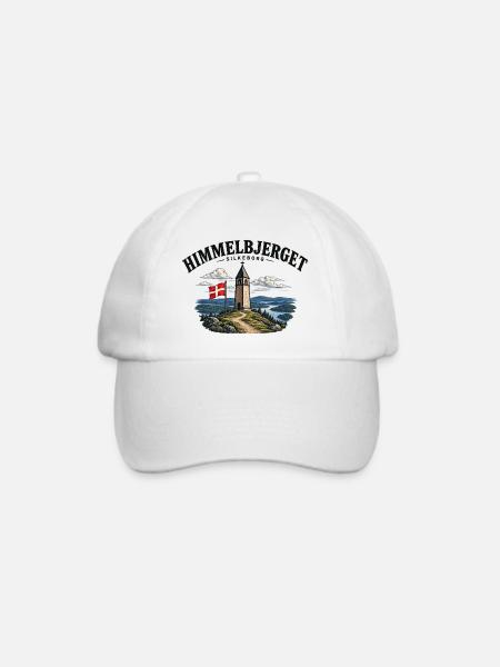 Himmelbjerget Silkeborg Turm - Baseballkappe - Weiß/Weiß