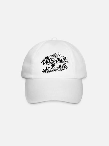 Ultratrail - Baseballkappe - Weiß/Weiß